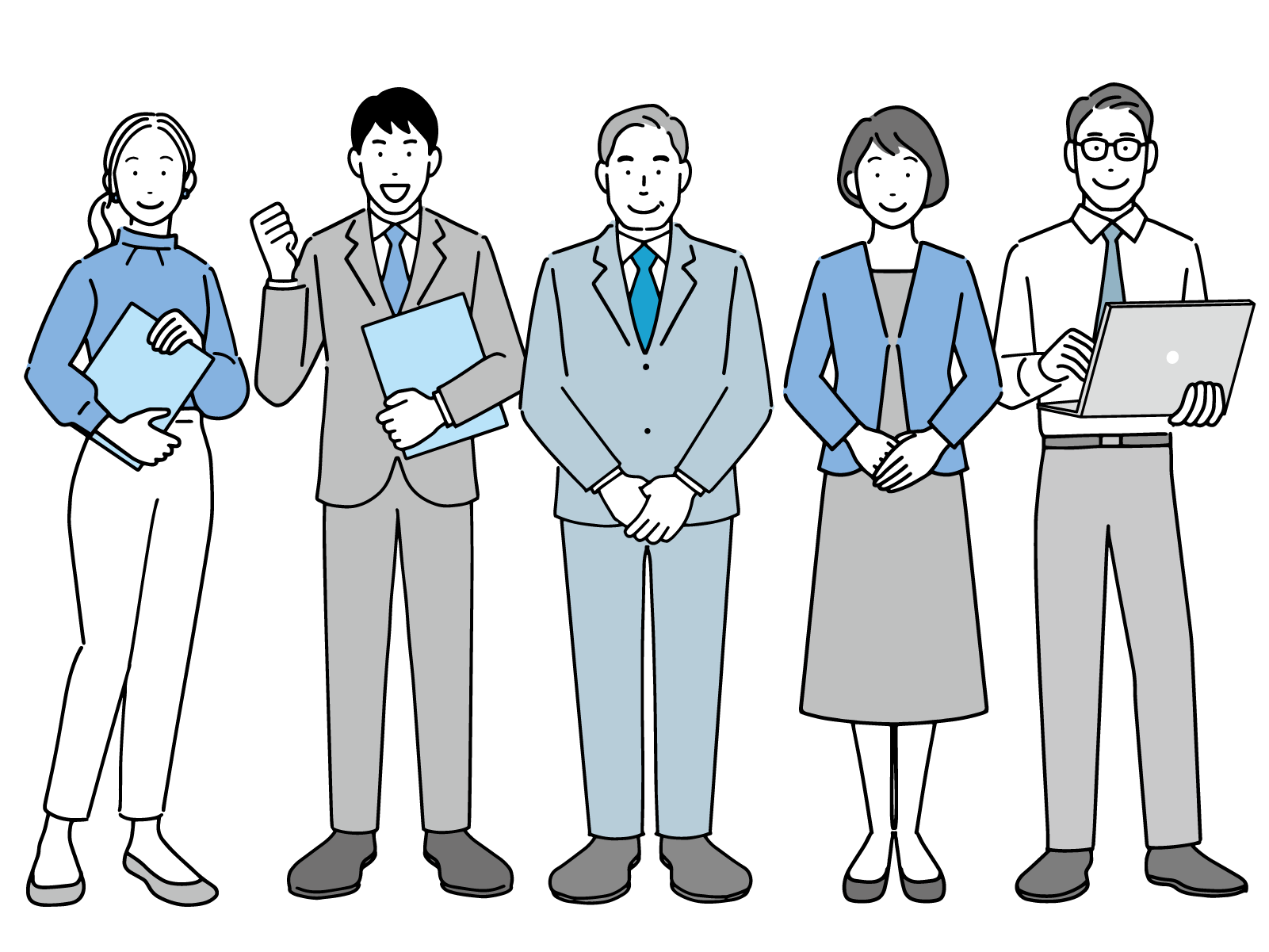 社員の集合